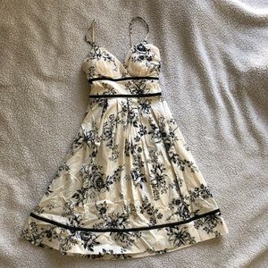 Maurices | Cream & Black Floral Dress